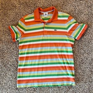 Striped Lacoste shirt